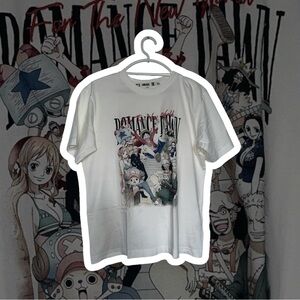 Uniqlo White Limited Edition T-Shirt with Anime Graphic One Piece